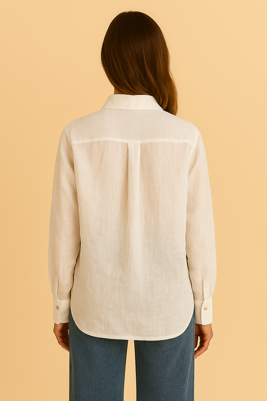 Luma - Chemise oversize en coton - lin