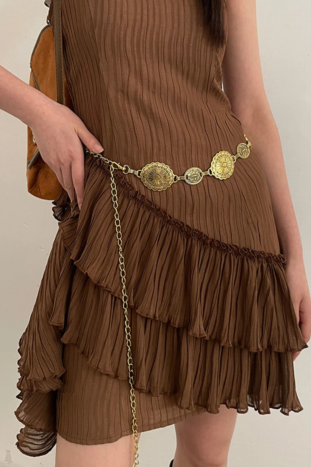 Ceinture Aurea – Accessoire Métallique Chic & Minimaliste pour Taille Haute ou Robe